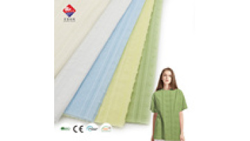 Factory Supply 100% Cotton Jacquard Fabric Soft Comfortable Woven Cotton Fabric for Women T-shirt1