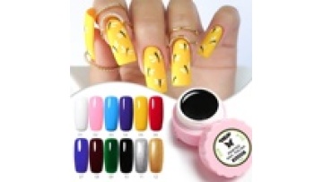 Custom Painted Glue 12 Colors Nail Painting and Nail Art Gypsum Gel Polish1