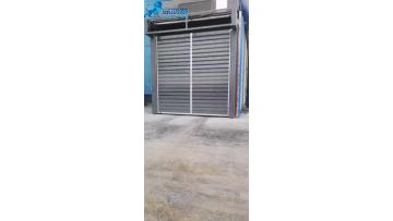 Aluminum spiral hard fast door.mp4