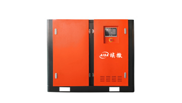Rounded corner screw air compressor