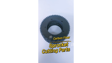 High modulus extreme light weight customized carbon fiber panel CNC carbon fiber sheets for bike sprocket parts1