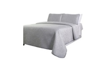 Latest design velvet bedspread set silver stamping embroidery bedspread set velvet bedspread set bedding1