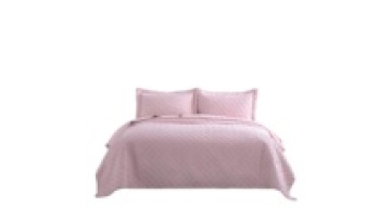 Custom Solid Color Quilted Bed Spread Embroidery Bedspread Microfiber Bed Quilt1