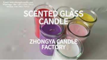 glass candle