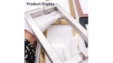 SVA-B171B Square Brass Glass Bathroom Door Pull Handle