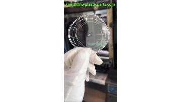 Transparent cover injection molding