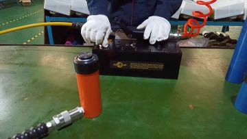 second flow cylinder high low steel hydraulic pump