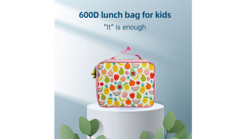 CB224 Colorful polka dot tote lunch bag