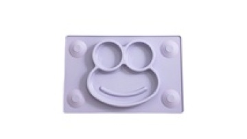 100% Food Grade  Dinner Food Silicone Placemat For Toddler Kids Divided Dishes Baby1