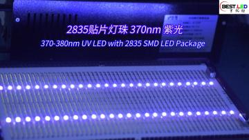 370-380nm UV LED with 2835 SMD LED Package