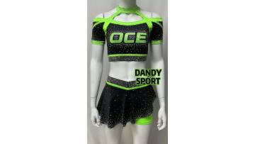Green cheer uniforms