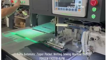 Fully Automatic Zipper Pocket Welting Sewing Machine