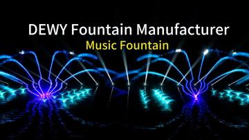 Large-scale musical fountain featuring the theme song of Journey to the West