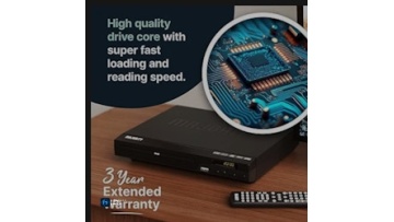 2024 Portable DVD Player with 10.5