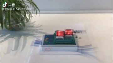 1.2 Inch indoor multi-color 5x7 rectangular circular dot matrix led display module1