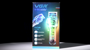 VGR V-685 Barber Hair Cut Machine Cordless Hair Trimmer Rechargeable Transparent Barber Professional Hair Clipper for Men1