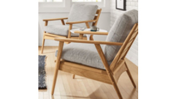 New in 2024 modern simple minimalist comfort velvet  fabric leisure reclining  lounge wooden living room chair1