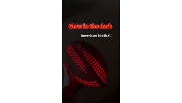Leather best glow light up football 