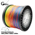 Gaining 9 Strands 300m 500m 1000m 1500m Braid Wire Super Multicolor PE Braided Fishing Line Strong Strength Fish Line 20LB-200LB