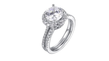 Silver 925 Moissanite ring fine jewelry sets rings light  fashion necklaces gems earrings stainless steel body jewelry findings1