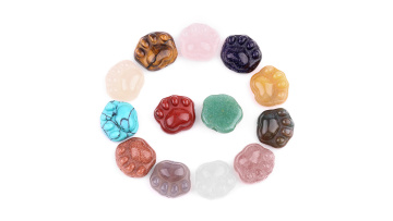 14x16mm Cat Paw & Claw Beads