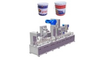 semi-automatic production line Square/oil tin can making machine1