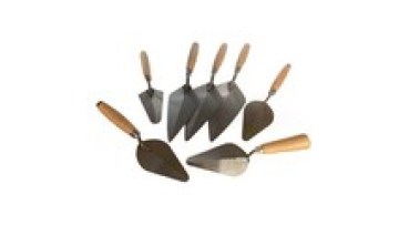 Wholesale Bricklaying Construction Tools Putty Knife Laying Carbon Steel Blade Pointing Plaster Tool Brick Trowel1