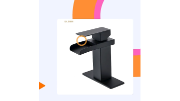 Best Selling Waterfall Bathroom Basin Faucet Deck Mount Vessel Sink Vanity Mixer Taps Black Hot Cold Water Mixer Single Handle1