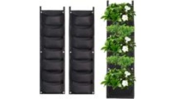 Wall Planting Bags 7 Pocket Wall Hanging Planter Planting Grow Bags Vertical Hanging Plant Bags Garden Wall Planter for Yard Gar1
