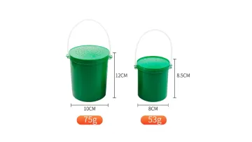Breathable Fishing Bucket for Live Bait Worm Container Tackle Storage1