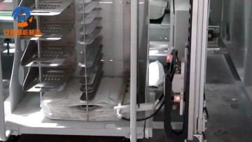 Mechanical bag loading machine