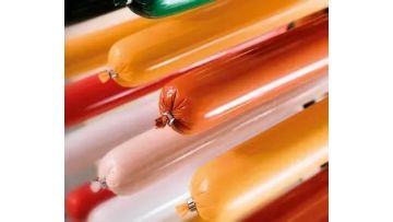 Red Plastic Sausage Casing