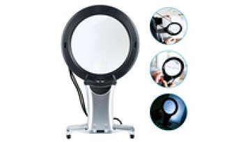 Hands-Free LED Suspended Magnifying Glass MG11B-1 with Bracket1
