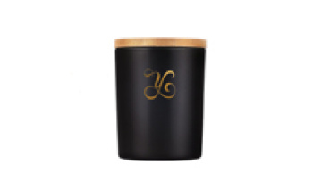 8oz 10oz 14oz Luxury Custom Frosted Clear Matte White Black Colored Container Glass Candle Jar with Lid1