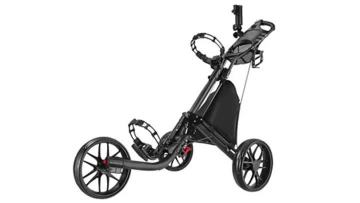 three wheels golf trolly