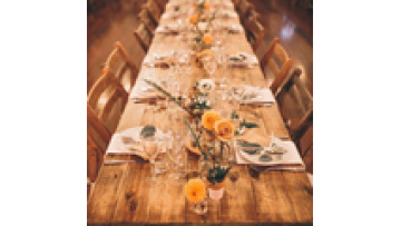 Free Sample Commercial Furniture Rectangle Shape Nature Wood Outdoor  Wedding Wooden Banquet Folding Hotel Table1