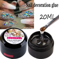 20ML Super Nail Art Rhinestone Gel Glue UV Adhesive Crystal Gem Diamond Decoration DIY Transparent Glue Nail Tools