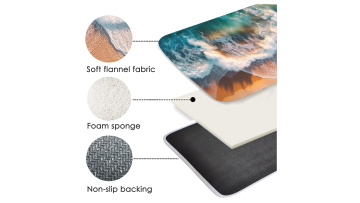 Digital printed household rugs