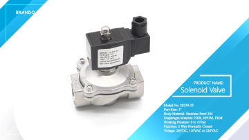 2S250-25 1'' 2 Way Normally Closed Water Air Gas S
