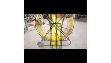 Fiberglass duct rodder