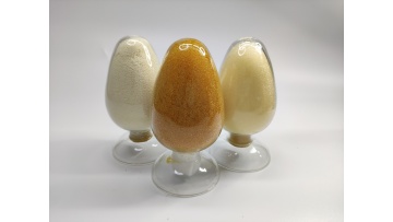 Cation and anion exchange resin