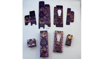 Luxury Eco-Friendly Paper Cardboard Gift Packaging Box Customized Logo Handmade with Gold Foil Stamping for Cosmetics1