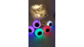 15W Smart RGB  Remote Control Led Music Bulb Smart Light Speaker Led LanYa Lamp with Speaker1