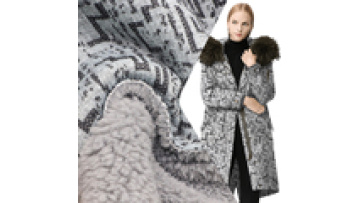New Arrival No Bonding Double Face Polar Sherpa Fleece 100%Polyester 440GSM Yarn Dyed Knitted Fabric for Overcoat1