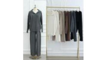 Casual Lady Suit Long Sleeve Warm Sweater High Waist Wide Leg Pants Sets Women Knit Two Piece Set Sweater Set1