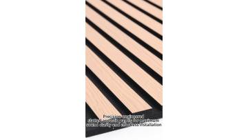 Precision-engineered slatted acoustic panels for maximum sound clarity and effortless installation!