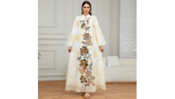 Luxury Dubai Abaya Embroidery Jalabiya Turkey Kaftan Women Muslim Evening Party Dress Caftan Marocain Femme Robe Islam Clothing1