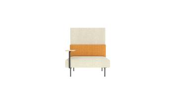 Multi-combination Flexible Modular Design Fabric Reception Sofa Office Sofa Set Public Leisure Sofa Seat
