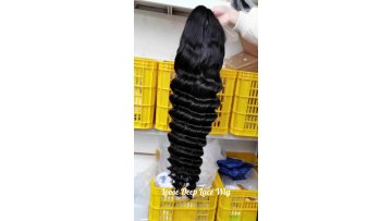 perruque lace frontal original transparent front lace wig raw virgin human hair wigs loose deep wave Brazilian lace front wigs1