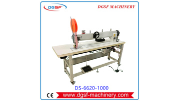 Long Arm Double Needle Lockstitch Walking Foot Industrial Sewing Machine 6620-1000